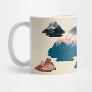 Mountains Watercolor Mug